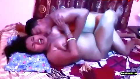 Indian bhabi and her 19-year-old teen stepson fucking
