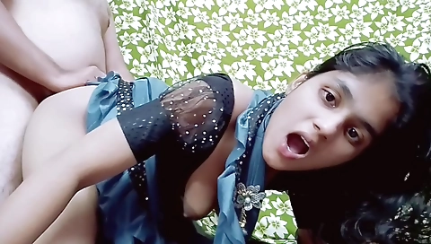 Brunette with sexy tits on a nice little girl video