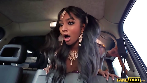 Indian sex scene with tattooed woman with a hot pussy