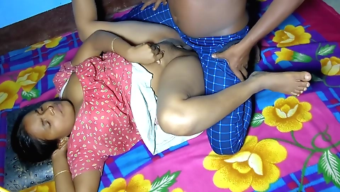 Indian brunette is getting her pussy fucked in the village