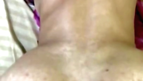 Brunette is getting hard fucking a dude from her bed