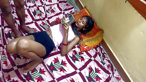 Indian Teen 18+ Hot Stepsister Boobs Fucking On Bed