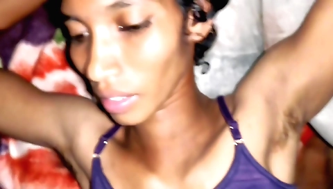 Indian stepmom's cunny is full of her own meatsticks