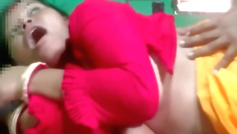 Indian girl with big boobs and a large ass showing off