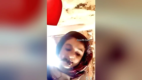 Sexy amateur brunette shows her boobs and pussy on the camera