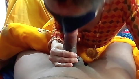 Deshi Real Hot Indian Bhabhi Full Blowjob With Devar