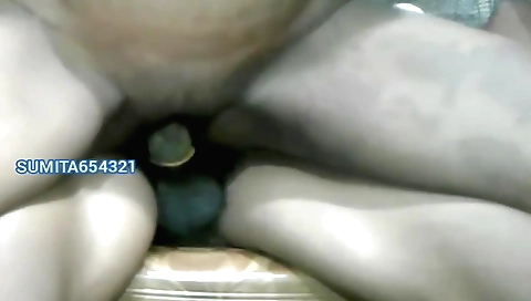 Buxom indian babe rides a bike while taking cam vid