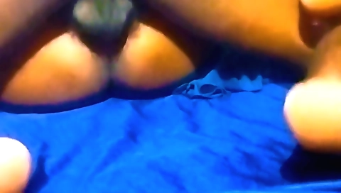 Amateur teen fucks her husband with a dildo and a real dick