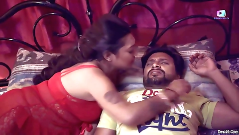 Blondie with big tits gives a blowjob to her lover