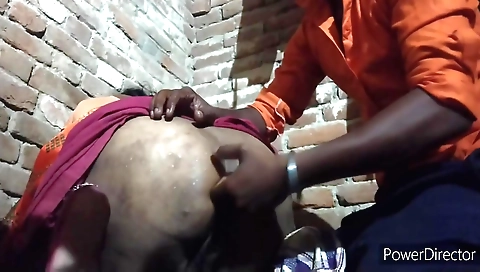 Sexy brunette in a lingerie gets a creampie in her ass