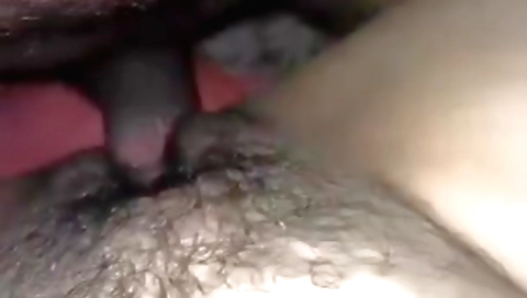 Indian busty milf sucking her hairy pussy on webcam