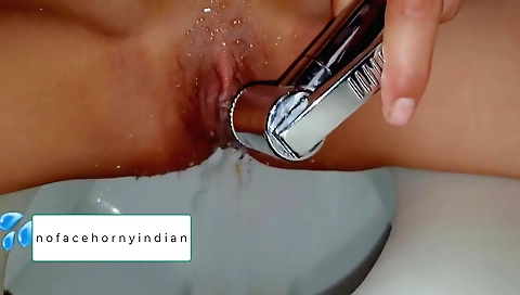 Indian girl with small tits 18+ plays with her body in bed