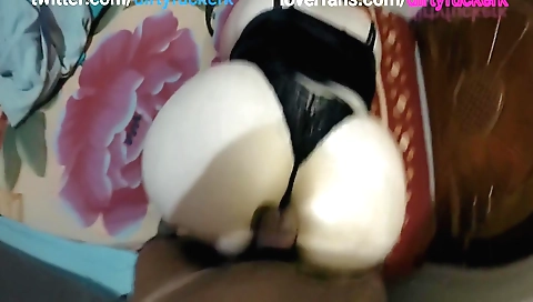 Busty blonde and a fat indian lady have a very kinky sex