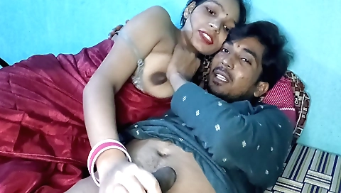 Indian brunette girl is getting a big cock in her tight pussy