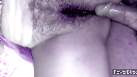 Indian girl with hairy pussy enjoys her stepson's friend's cock