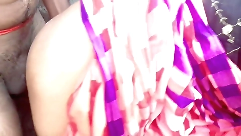 Sexy teen girl is making a hot homemade porn with a man