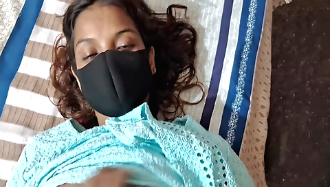 Indian girl plays with her stepdaughter-in-law's pussy