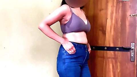 Indian girl with small tits is fucked in the POV video