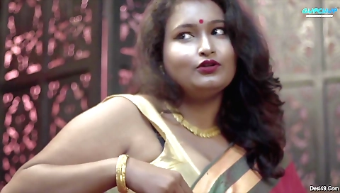 Young brunette milf is getting fucked really hard by the stud