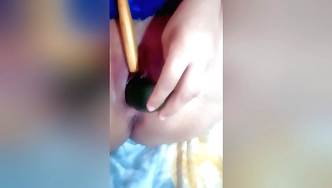 Amateur indian brunette gets hot after playing with toys