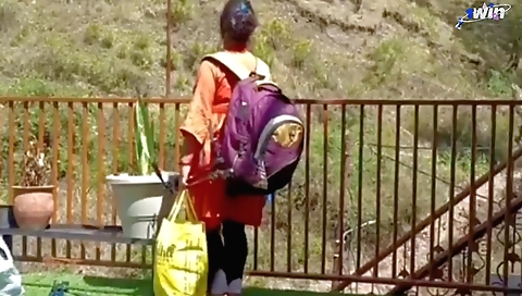 Beautiful girl with a big ass fucked in an outdoor scene