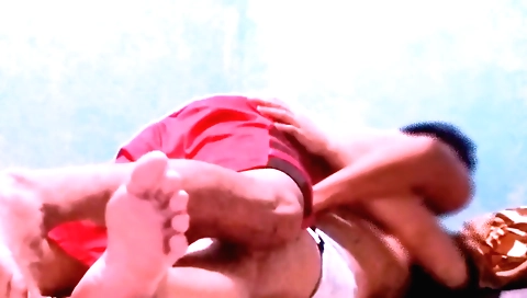 Indian milf 18+ gets in bed with her friend and gives him a handjob