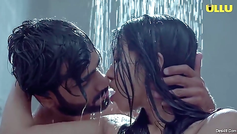 Sexy brunette massage parlour takes it slow and gently