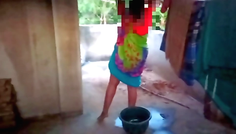 Indian solo video with a domesticity and a hot cock