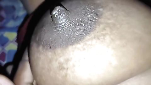 Indian chick in black lingerie rides a tall guy on top