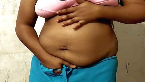 Indian hottie in white dress 18+ plays with her hair