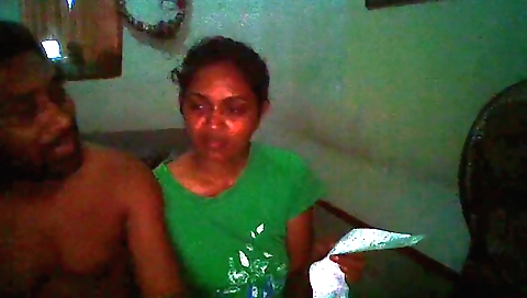 Indian girl with big natural boobs is checking in on bill