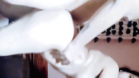 Indian brunette sucks and gets fucked in her pussy