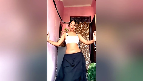 Amateur brunette stepdaughter making stepdad feel bad