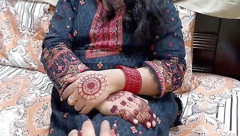 Indian bhabhi was happy because husband was coming from out of country