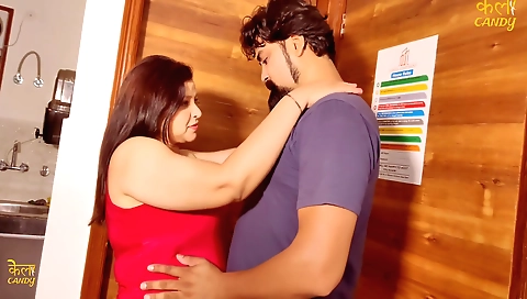 Busty brunette with hot body is fucking hard in the morning