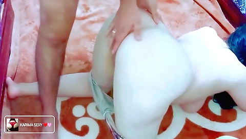 Brunette teen twat twat on top of big dick on sex video