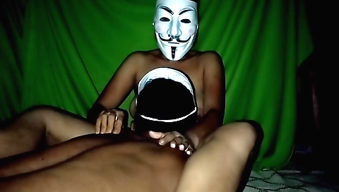 Indian amateur wife masturbating while husband is at the table