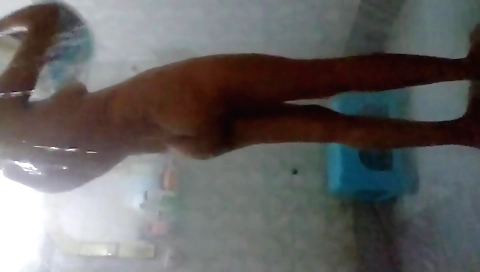 Sexy brunette video with a hidden cam in a shower video