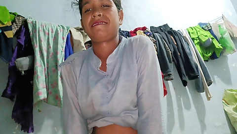 Indian wife with hairy bush is playing with her hubby