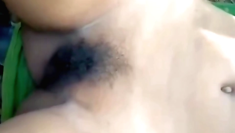 Indian amateur girl enjoys hardcore fucking with a hairy pussy