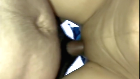 Indian brunette is riding her husband's cock in a hardcore way