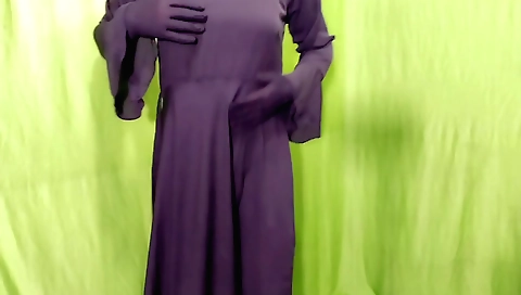 Solo movie with a guy and a guy's voice recording her