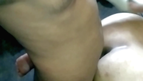 Indian woman wearing a mask is naked and sexy on camera