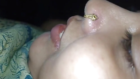 Amateur brunette video shows the man and a couple of girls