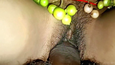 Indian hairy wife sharing a blanket with her stepbrother