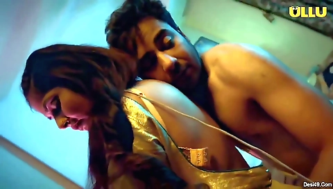 Sexy brunette with a sexy ass is walking down the street