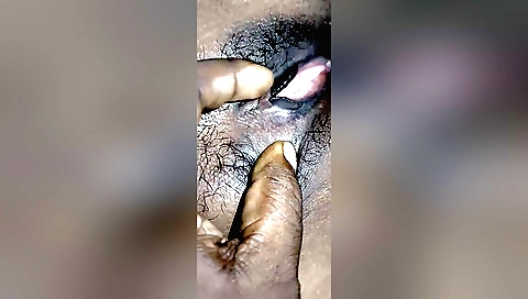 Hairy and hot sex video with a real good looking babe