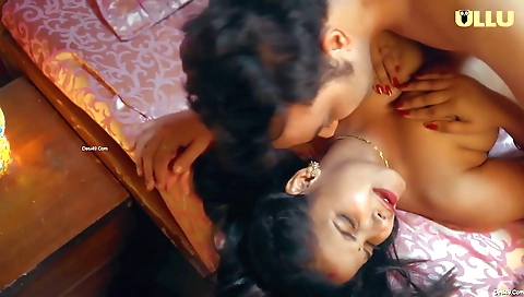 Busty brunette 18+ gets on the net and starts to suck her feet