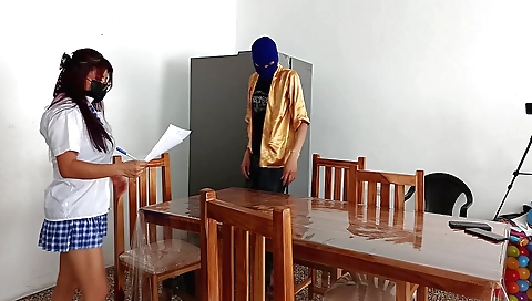 Hot indian porn video with a hot babe in a tight pantyhose