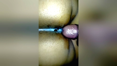 Creampie and cumshot in amateur threesome porn movie